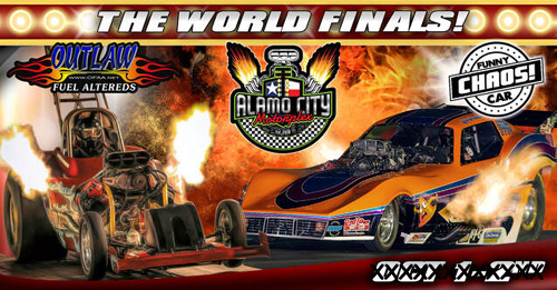 FUNNY CAR CHAOS World Finals header